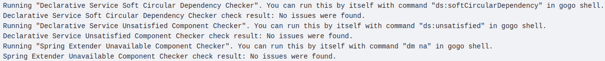 No errors using system:check command