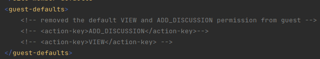 Removed permissions for Journal Portlet
