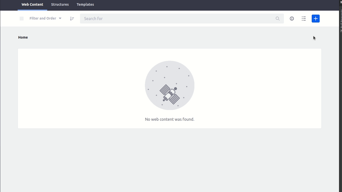 No view permission for newly created web content